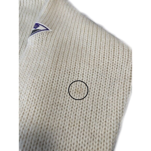 Vintage 90s I.O.U. Cardigan Mens L Exclusive Member Sweater Legend IOU Spellout - Picture 10 of 12